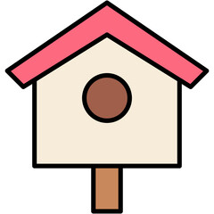 Bird, box, home, nest, birdhouse Icon