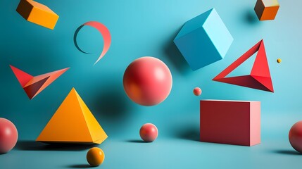 Red Christmas Ball and 3D Render of Red and White Christmas Gifts