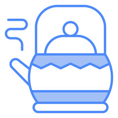 Kettle, tea, teapot, hot, kitchen Icon