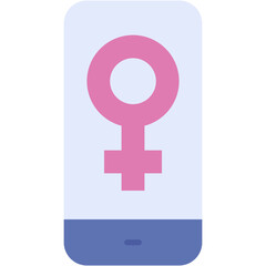 mobile, feminism, feminist, power, social issues Icon