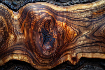 Wooden closeup background. Created with Ai
