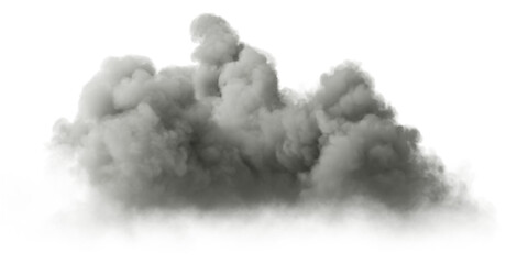 Naklejka premium Rain moody clouds ethereal on transparent background 3d render png