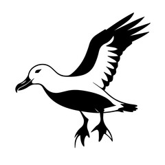 Albatross vector design logo