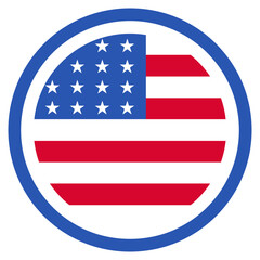 Vector Icon for United States, country, national, flag, world flag