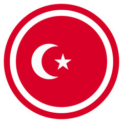 Vector Icon for Turkey, country, national, flag, world flag