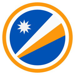 Vector Icon for Marshall Island, country, national, flag, world flag