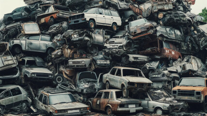 End-of-Life Vehicles: A Mountain of Scrapped Cars