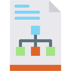 Vector Icon Business, planning, strategy, management, distribution