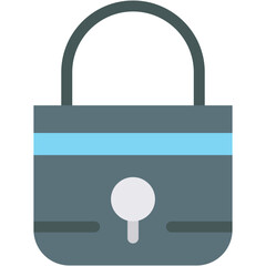 Vector Icon Lock, padlock, protection, security, protection