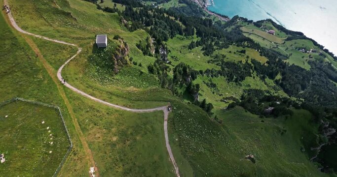 Switzerland - Drone Flght at Fronalpstock