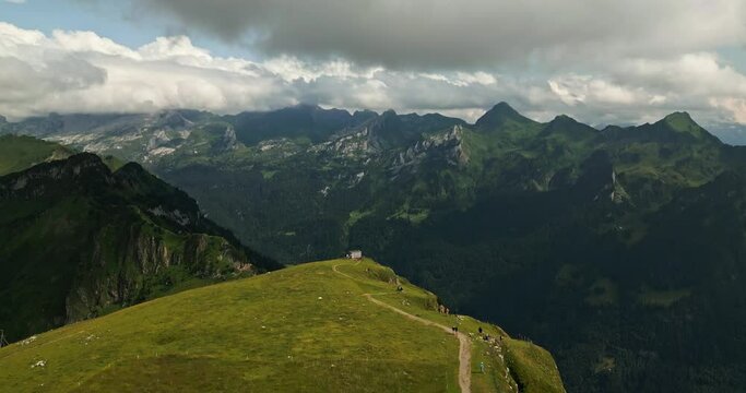 Switzerland - Drone Flght at Fronalpstock