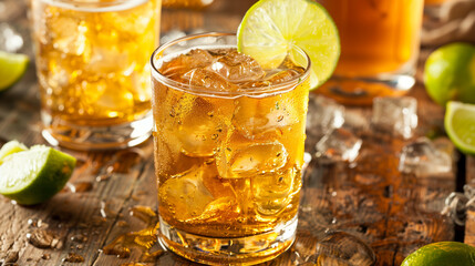 Enjoy a refreshing Mexican chelada, made with light beer and a splash of juicy lime juice that will add citrus freshness to your day.