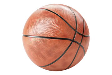 Basketball sporting sphere isolated on white back ground