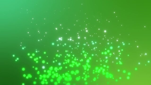 stars, 4K, gradient, particles, flowing, background, speech bubble, glitter, bright, vivid, green