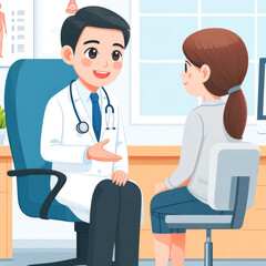 Doctor Talking with Patient