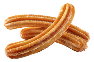 Delicious Churros isolated on white background