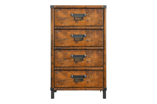 Filing cabinet isolated on white background