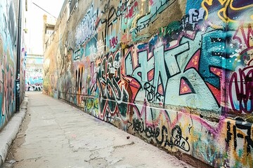 Fototapeta premium Graffiti wall