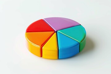 Obraz premium Miniature pie chart