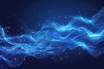 The trajectory of blue light