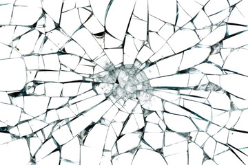 Shattered Dreams: A Portal to the Unknown on a White or Clear Surface PNG Transparent Background.