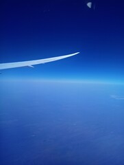 Fototapeta premium view from airplane window