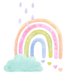 Obraz premium rainbow in the clouds