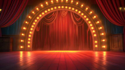 Dance Stage with lights 