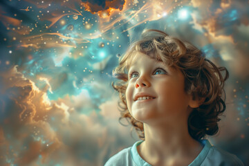 Child imagination, fantasy world