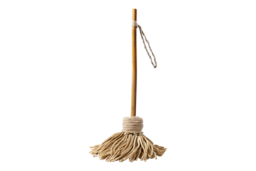 Mop isolated on white background