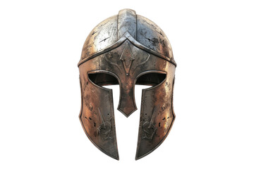 Spartan helmet isolated on white background