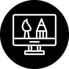 Vector Design Computer Graphic Icon Style