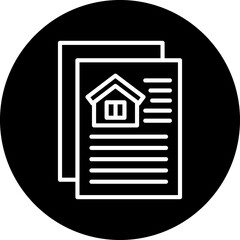 Vector Design House Documents Icon Style