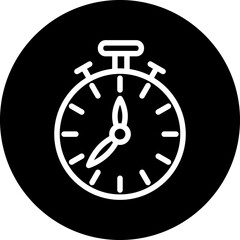 Vector Design Stopwatch Icon Style