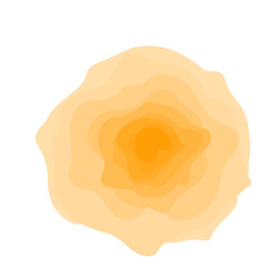 Yellow rose bouquet illustration