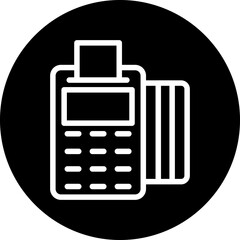 Vector Design Card Machine Icon Style