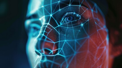 Facial recognition system with facial recognition interface and 3D scanning.