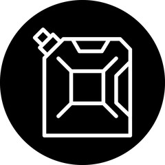 Vector Design Fuel Can Icon Style