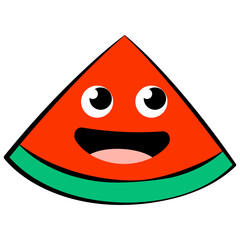 Fun cartoon characters for summer. Cartoon characters are used in summer designs.