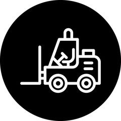 Vector Design Forklift Icon Style