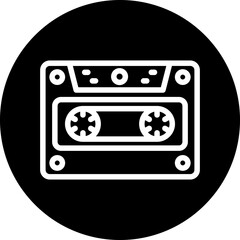 Vector Design Cassette Icon Style
