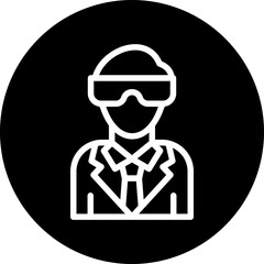 Vector Design Virtual Reality Icon Style