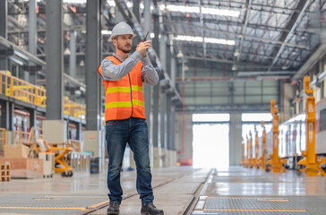 A locomotive engineer manager trains staff, coordinates teams, dispatches work orders and schedules