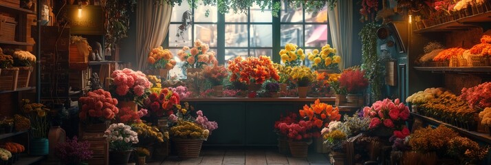 flower shop display