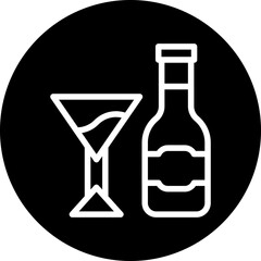 Vector Design Wine Icon Style