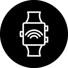 Vector Design Smart Watch Icon Style