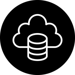 Vector Design Cloud Data Icon Style