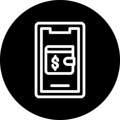 Vector Design Mobile Wallet Icon Style