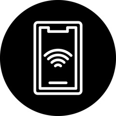 Vector Design Mobile Wifi Icon Style