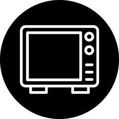 Vector Design Microwave Owen Icon Style